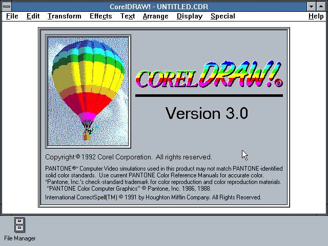 Corel Draw 3 1992