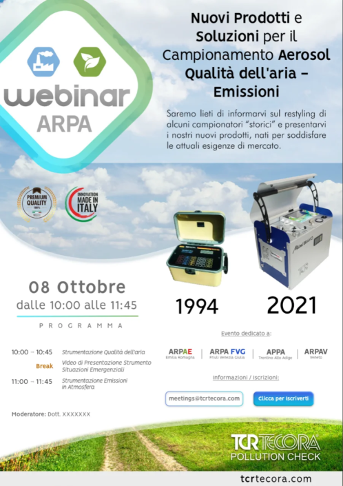 Flyer Webinar Arpa TCR Tecora Portfolio WebPriuli