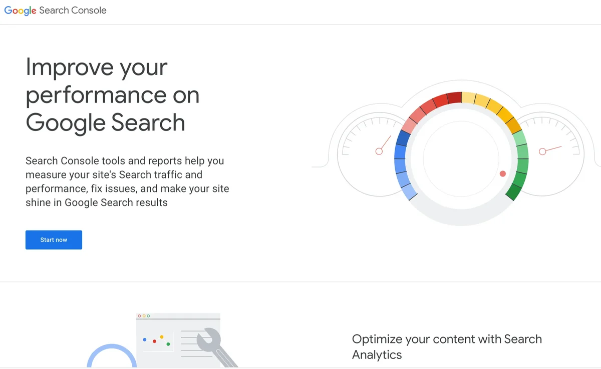 Google Search Console Schermata